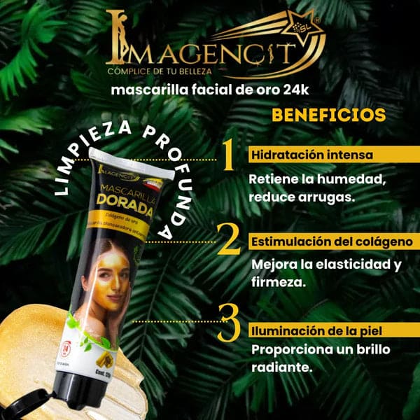 Mascarilla de Oro con Colageno Tubo 120g